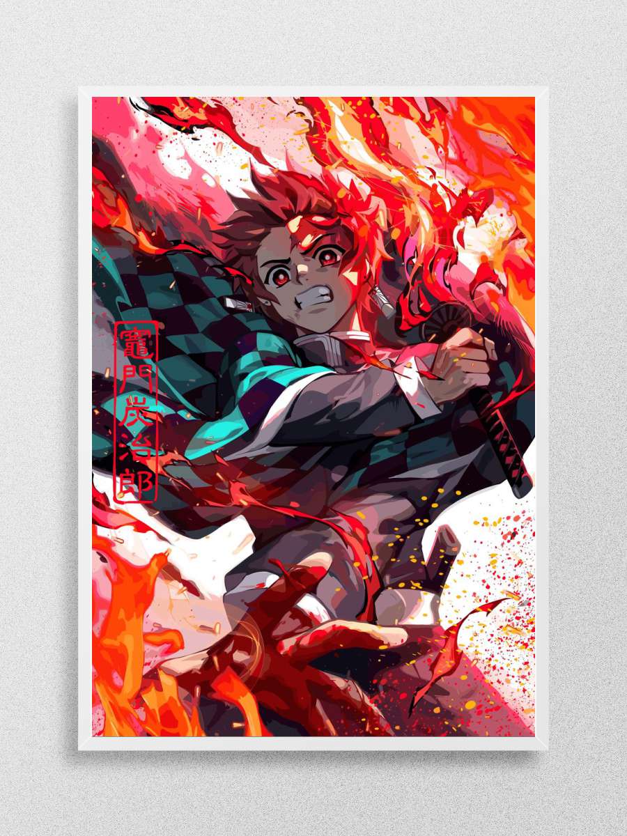 Manga Demon Slayer Anime Poster Çerçevesiz Yüksek Kalite Anime Duvar Poster