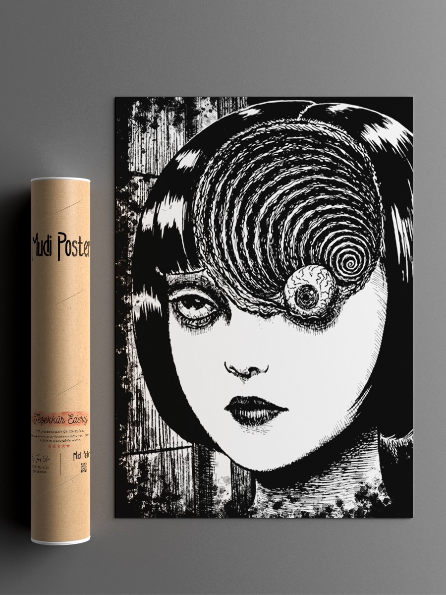 Manga Terror Face  Anime Poster Çerçevesiz Yüksek Kalite Anime Duvar Poster