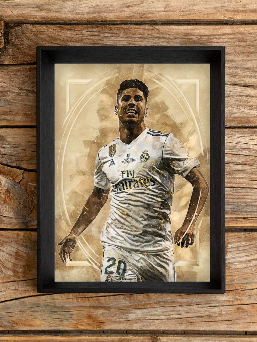 Marco Asensio Futbol Poster Çerçevesiz Yüksek Kalite Futbolcu Duvar Poster