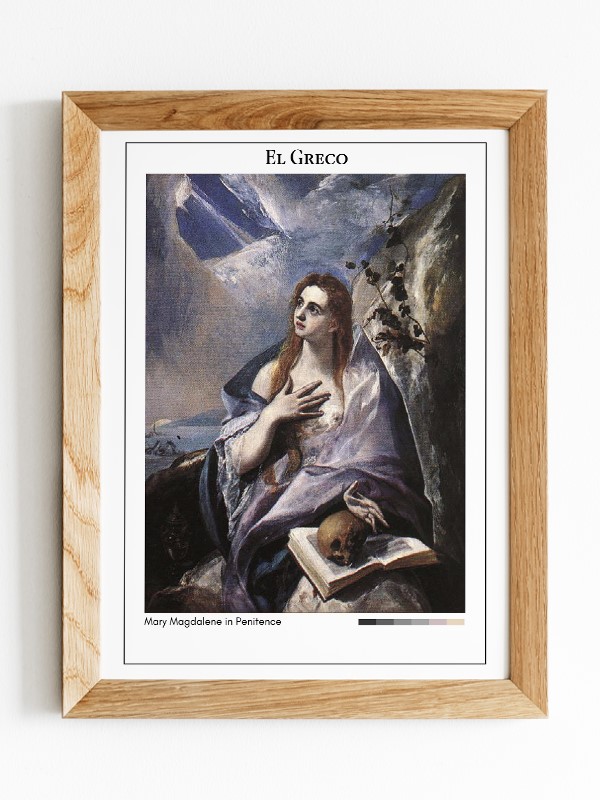 El Greco Mary Magdalene in Penitence Poster