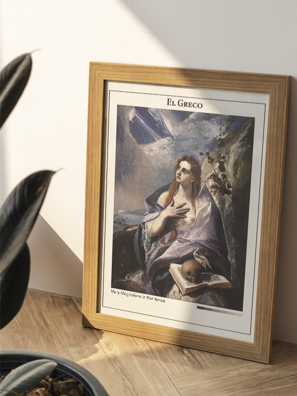 El Greco Mary Magdalene in Penitence Poster