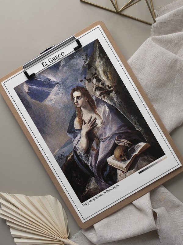 El Greco Mary Magdalene in Penitence Poster