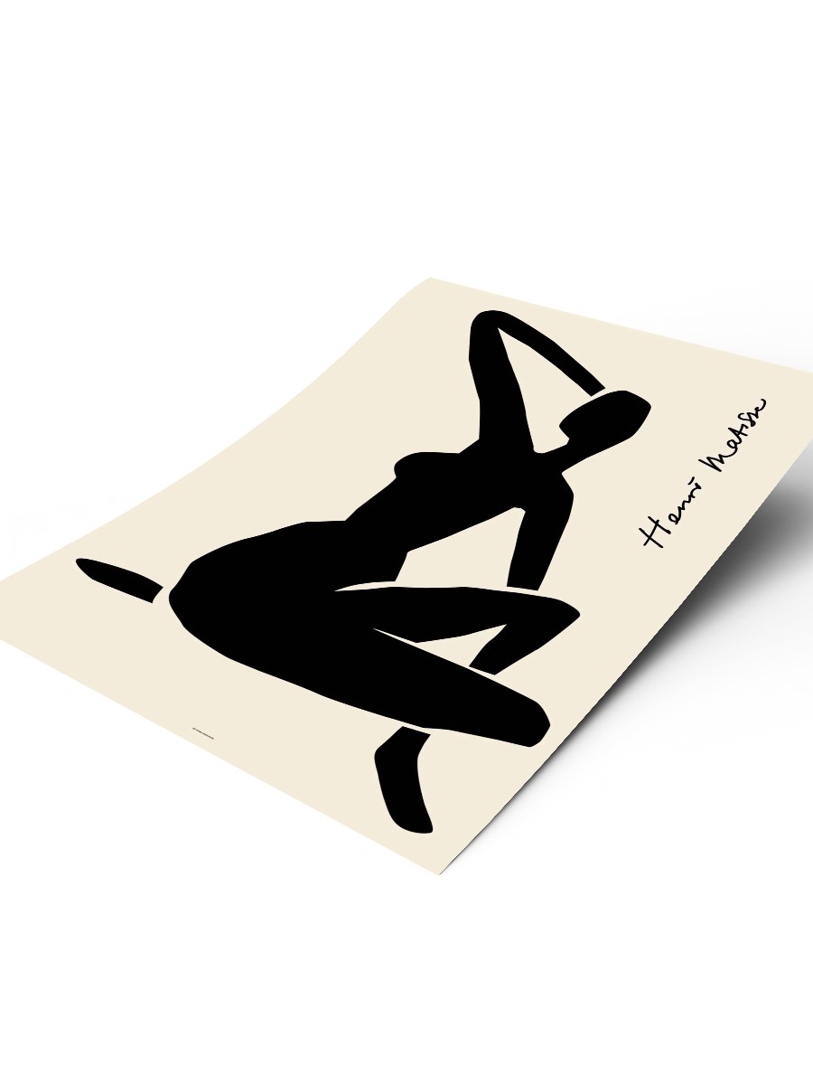 Matisse Black Woman Poster Modern Duvar Tablosu Çerçevesiz Poster Salon, Mutfak Ve Ofis Duvar Dekoru
