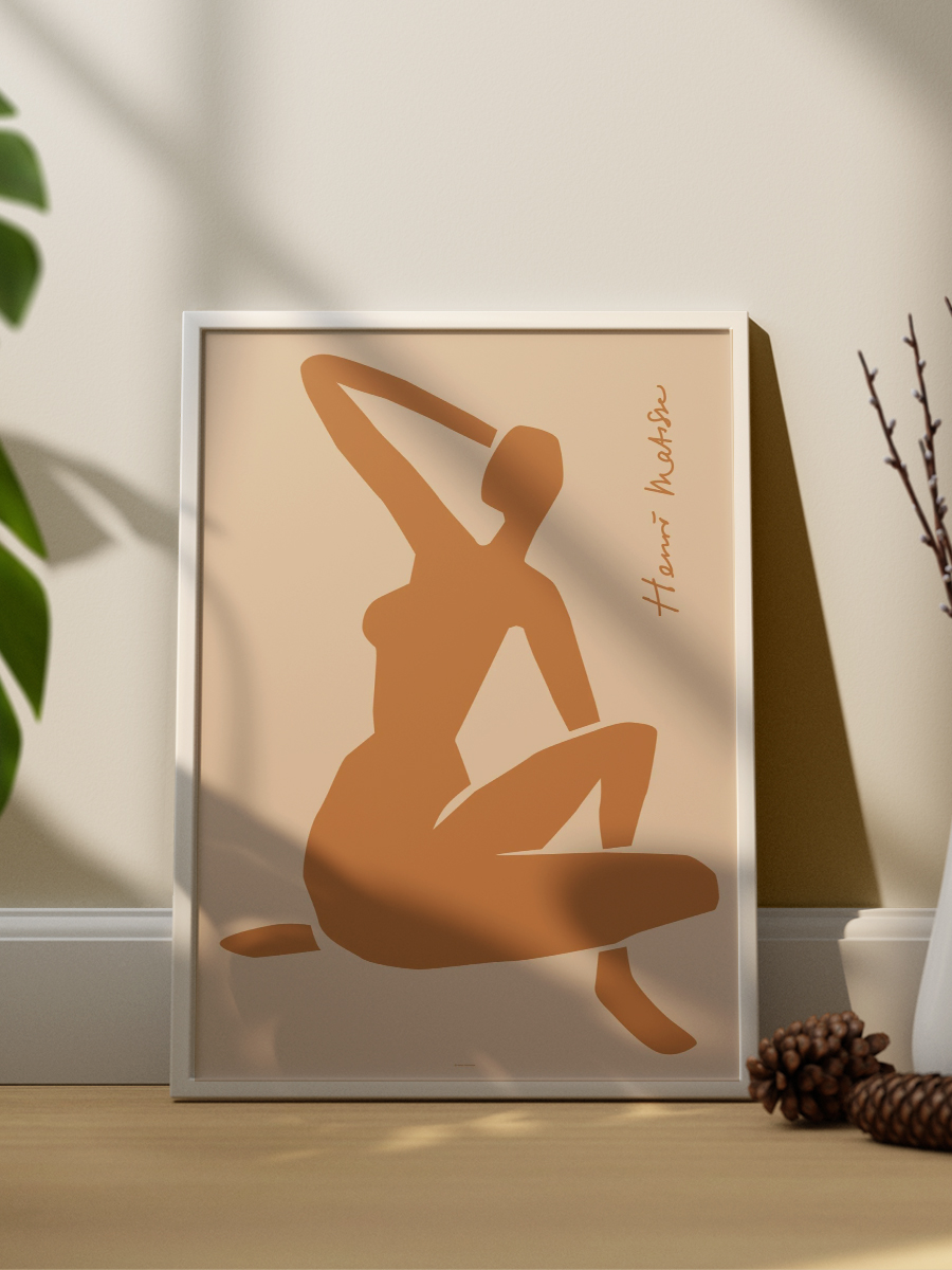 Matisse Cotta Nude Poster Modern Duvar Tablosu Çerçevesiz Poster Salon, Mutfak Ve Ofis Duvar Dekoru