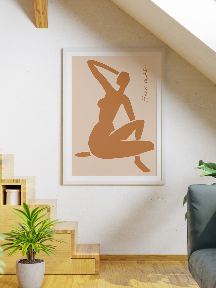 Matisse Cotta Nude Poster Modern Duvar Tablosu Çerçevesiz Poster Salon, Mutfak Ve Ofis Duvar Dekoru