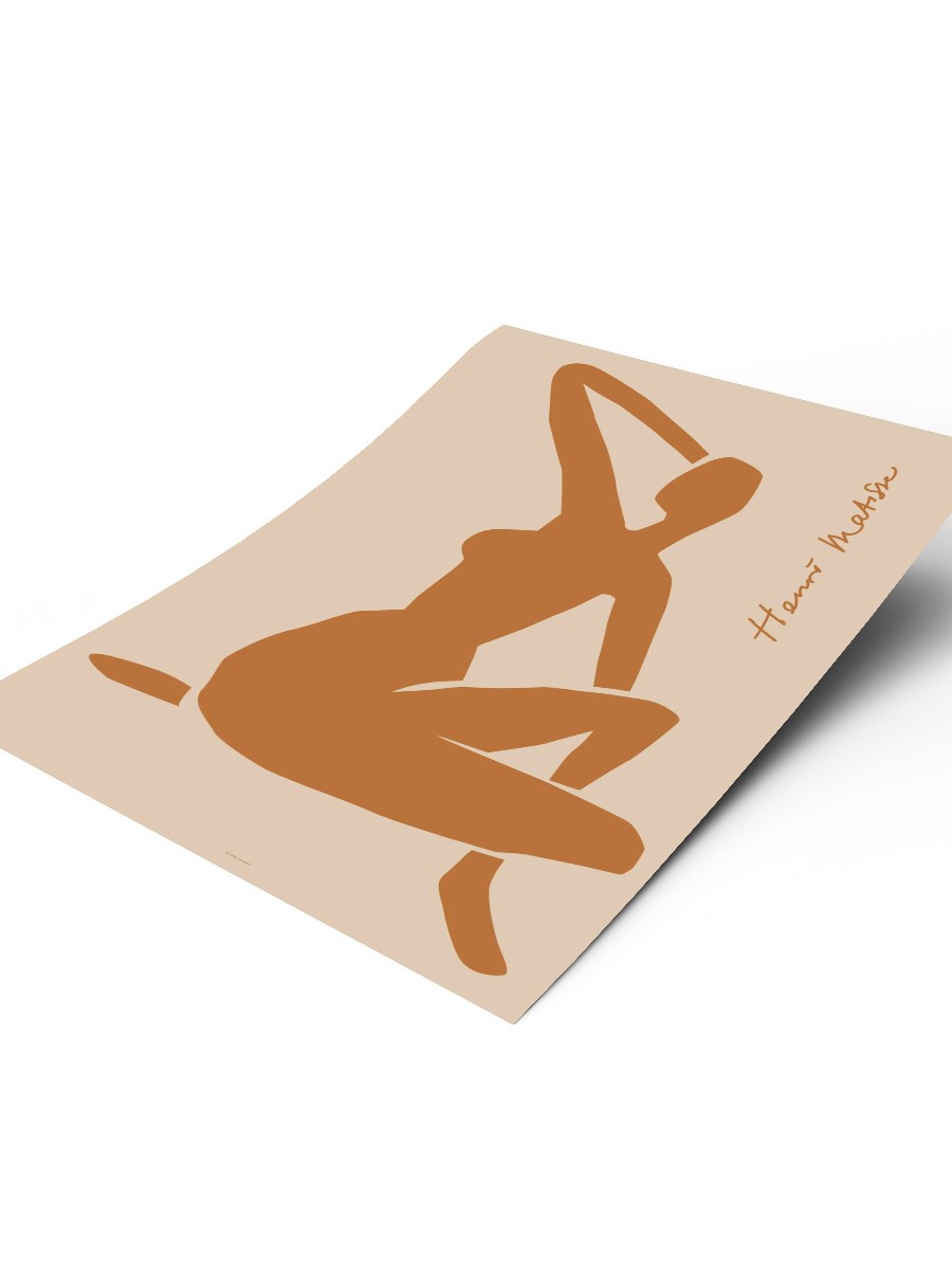 Matisse Cotta Nude Poster Modern Duvar Tablosu Çerçevesiz Poster Salon, Mutfak Ve Ofis Duvar Dekoru