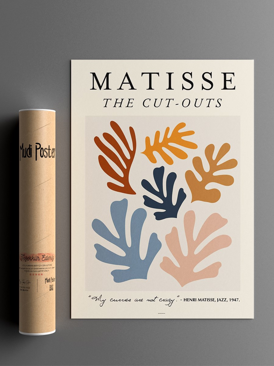 Matisse Poster Modern Duvar Tablosu Çerçevesiz Poster Salon, Mutfak Ve Ofis Duvar Dekoru