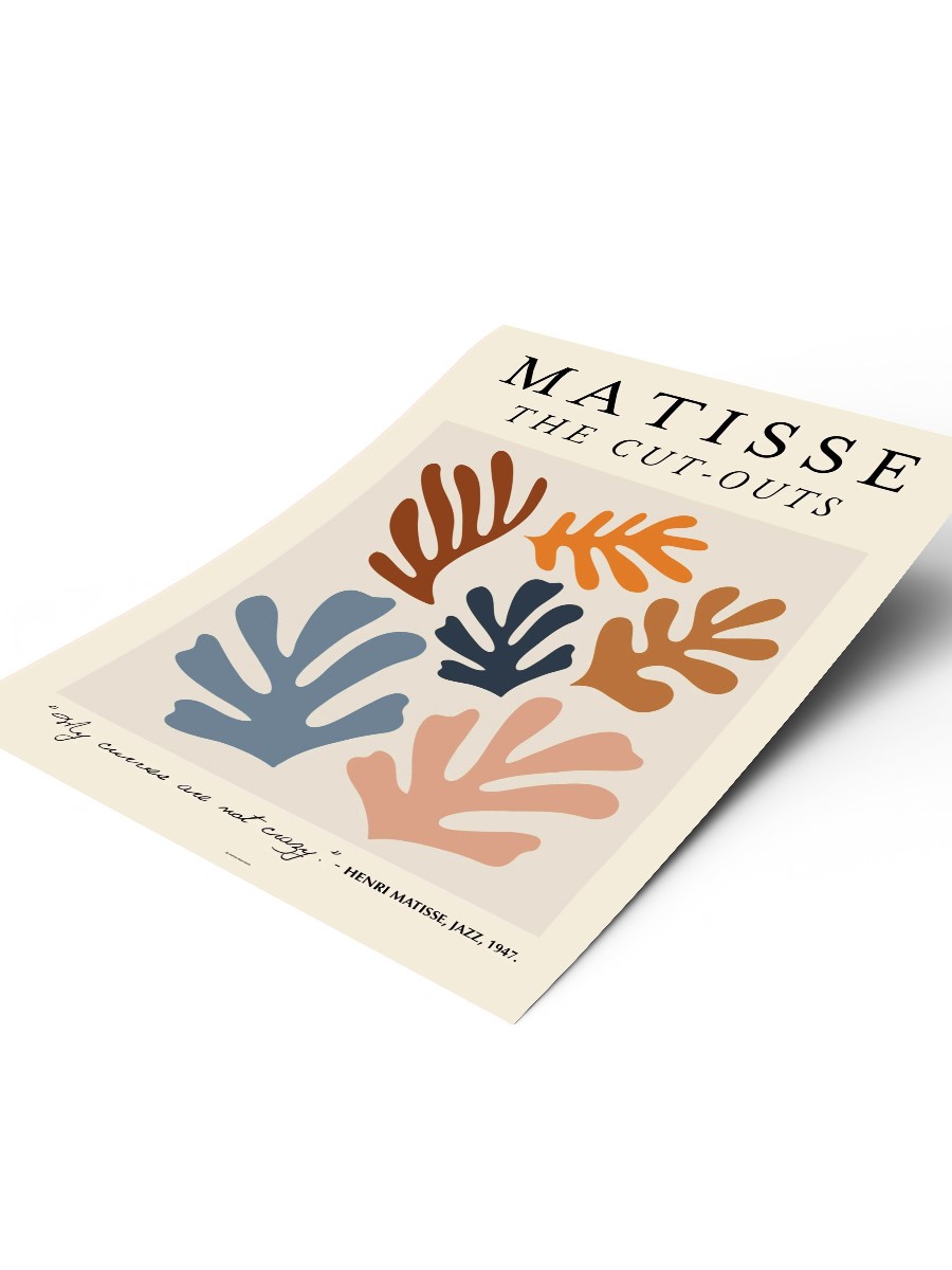 Matisse Poster Modern Duvar Tablosu Çerçevesiz Poster Salon, Mutfak Ve Ofis Duvar Dekoru