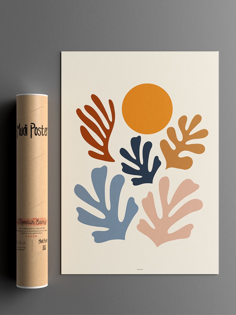 Matisse Poster Modern Duvar Tablosu Çerçevesiz Poster Salon, Mutfak Ve Ofis Duvar Dekoru