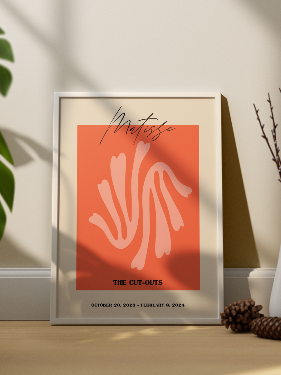 Matisse Soyut Poster Modern Duvar Tablosu Çerçevesiz Poster Salon, Mutfak Ve Ofis Duvar Dekoru