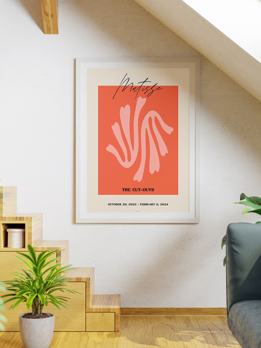 Matisse Soyut Poster Modern Duvar Tablosu Çerçevesiz Poster Salon, Mutfak Ve Ofis Duvar Dekoru