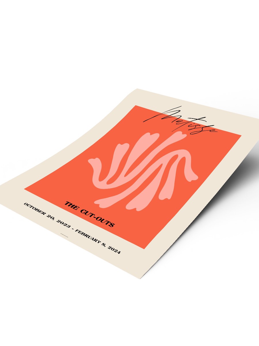 Matisse Soyut Poster Modern Duvar Tablosu Çerçevesiz Poster Salon, Mutfak Ve Ofis Duvar Dekoru