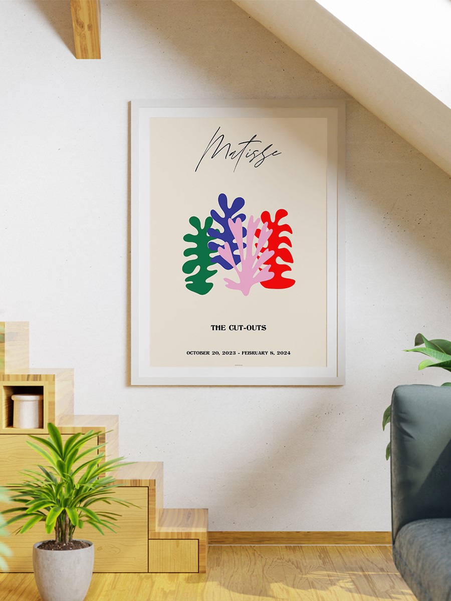 Matisse Soyut Poster Modern Duvar Tablosu Çerçevesiz Poster Salon, Mutfak Ve Ofis Duvar Dekoru