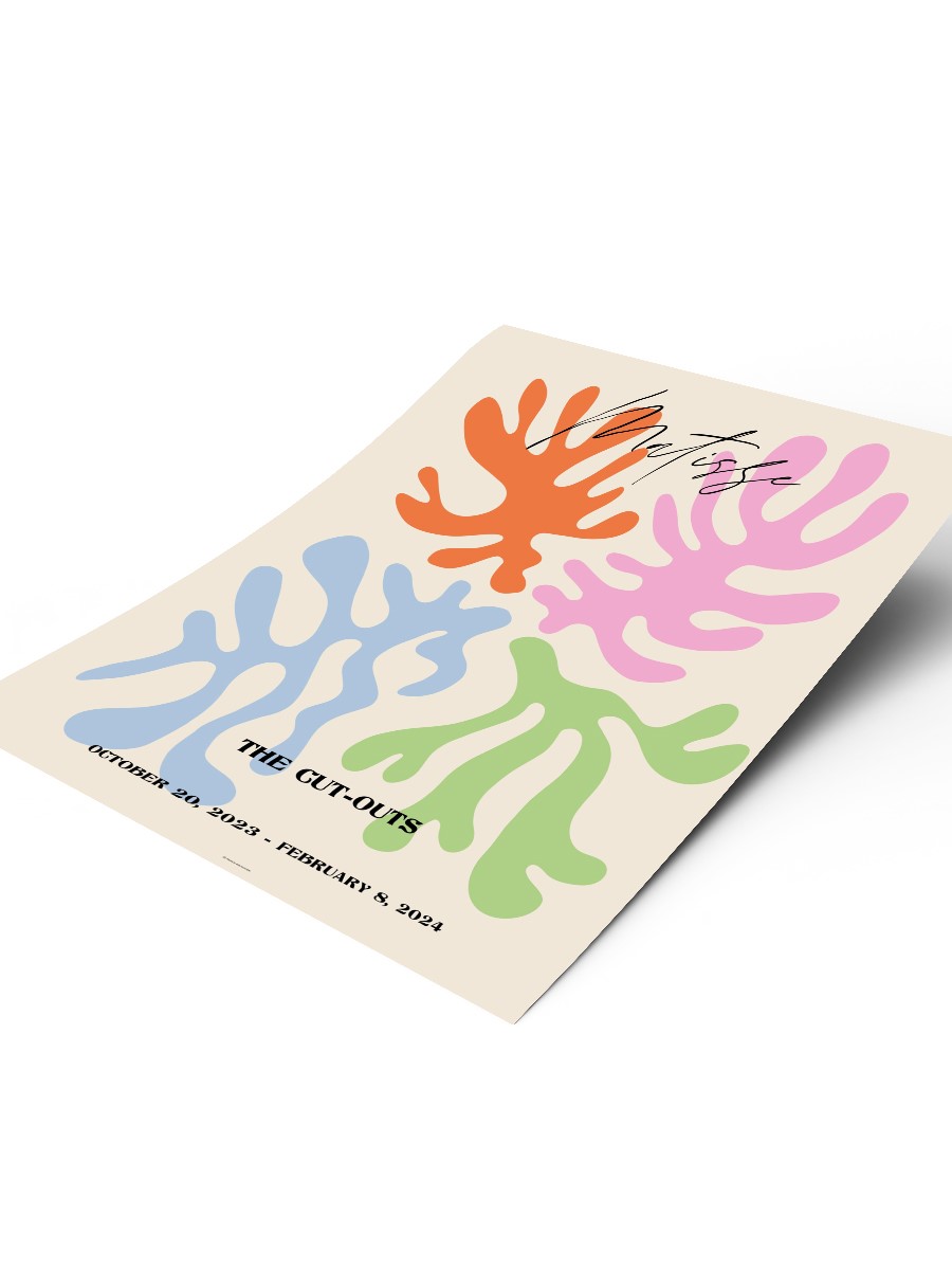 Matisse Soyut Plants Poster Modern Duvar Tablosu Çerçevesiz Poster Salon, Mutfak Ve Ofis Duvar Dekoru