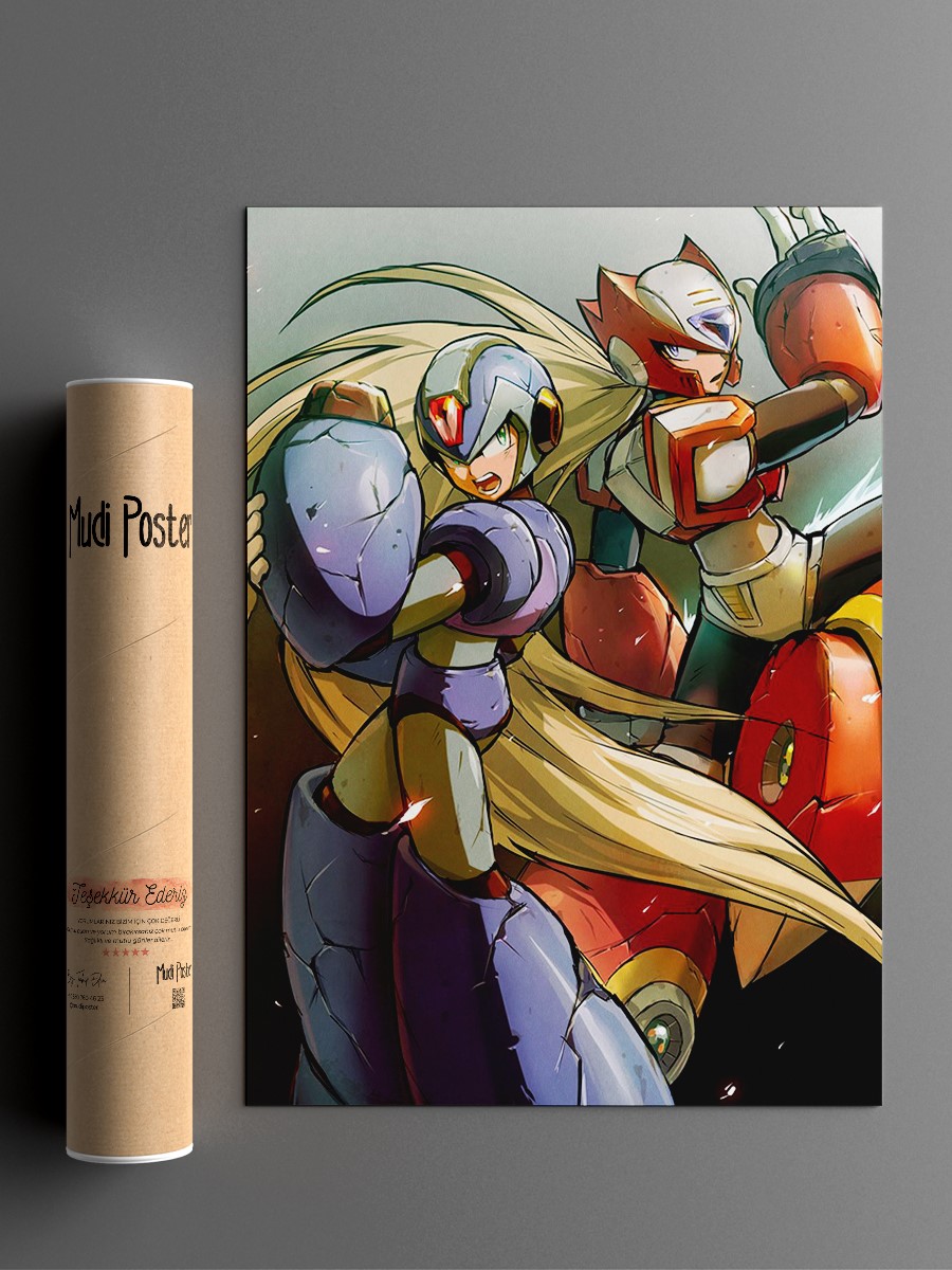 Megamen The Last Anime Poster Çerçevesiz Yüksek Kalite Anime Duvar Poster