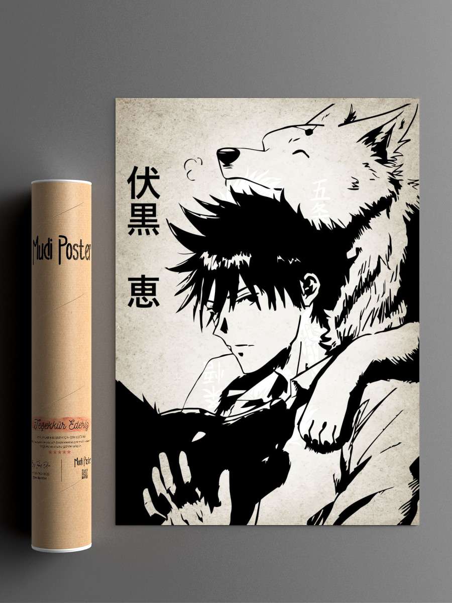 Megumi Anime Poster Çerçevesiz Yüksek Kalite Anime Duvar Poster