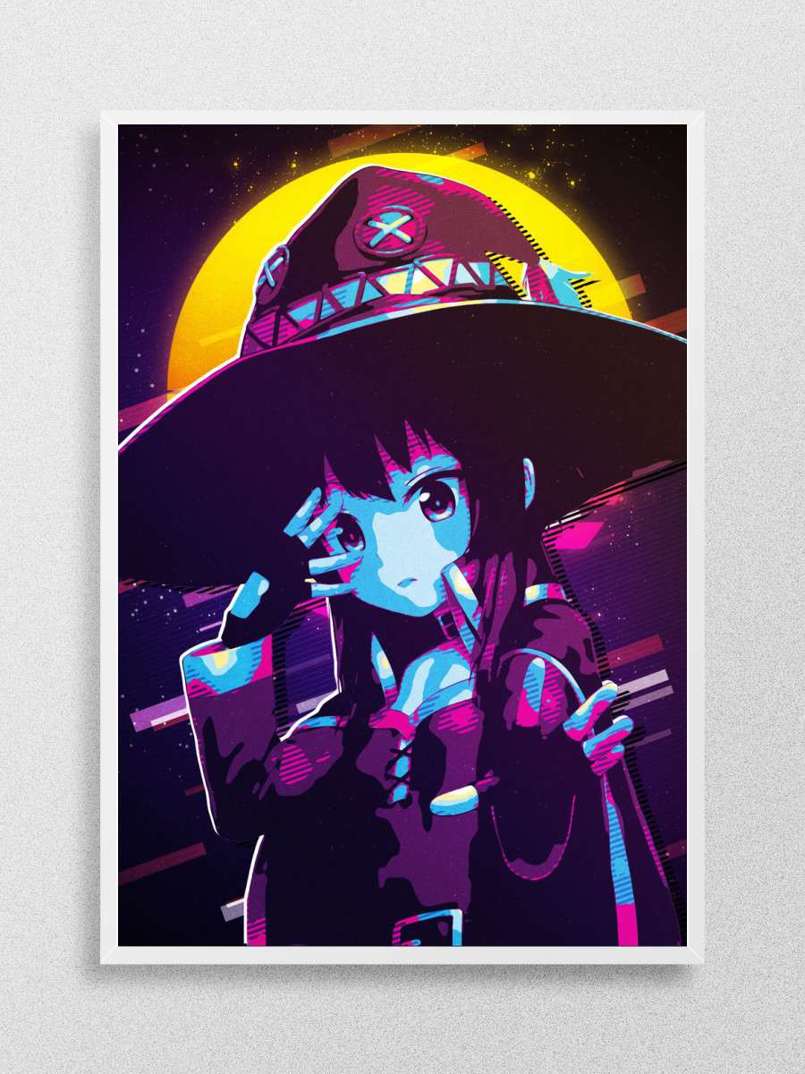 Megumin KonoSuba Anime Poster Çerçevesiz Yüksek Kalite Anime Duvar Poster