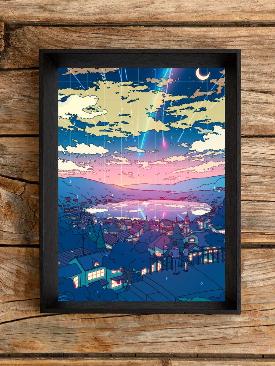 Meteor Shower Anime Poster Çerçevesiz Yüksek Kalite Anime Duvar Poster
