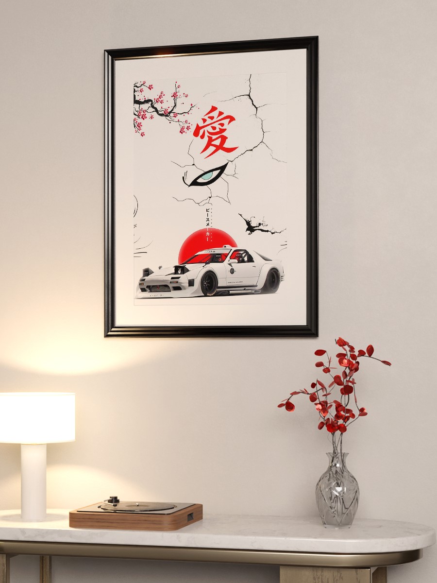 miata japanese anime Anime Poster Çerçevesiz Yüksek Kalite Anime Duvar Poster