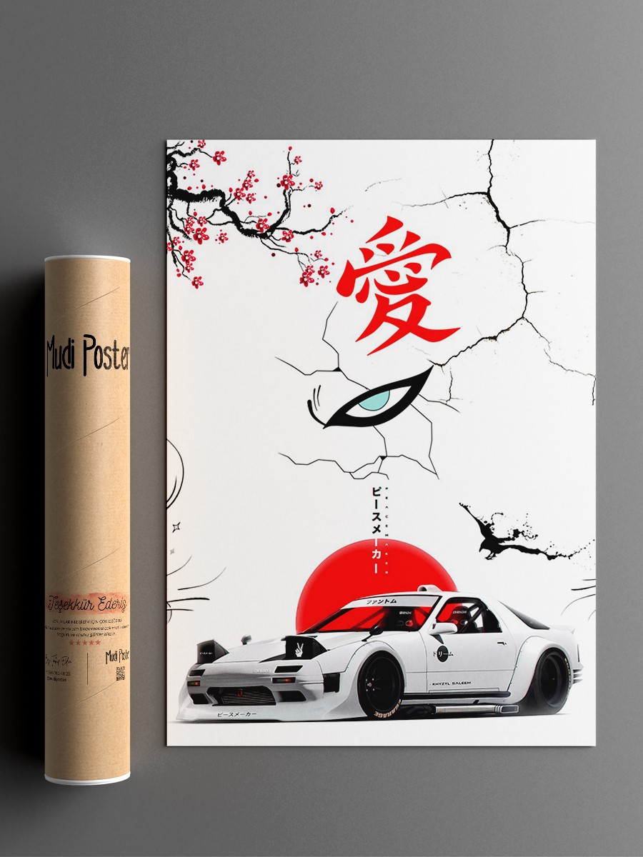 miata japanese anime Anime Poster Çerçevesiz Yüksek Kalite Anime Duvar Poster