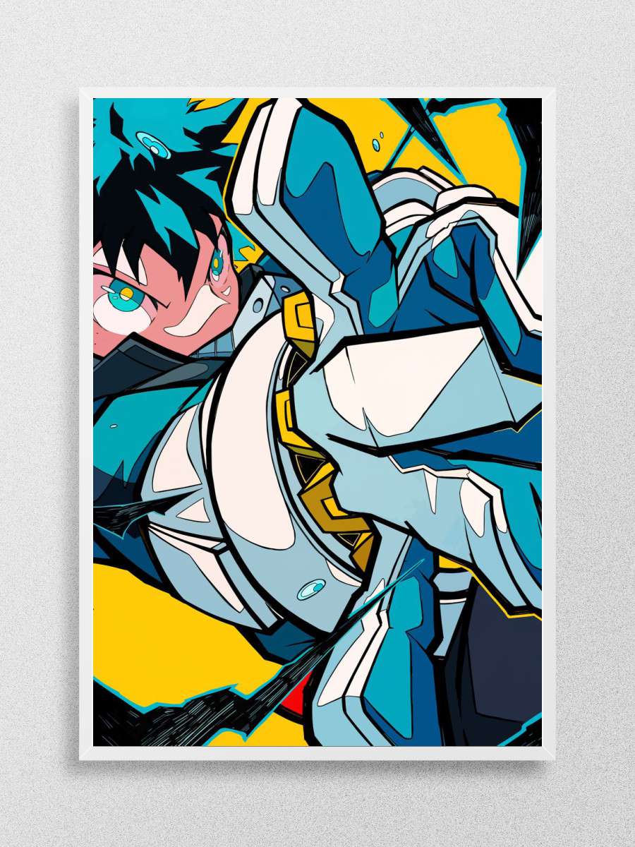 Midoriya MHA Anime Poster Çerçevesiz Yüksek Kalite Anime Duvar Poster