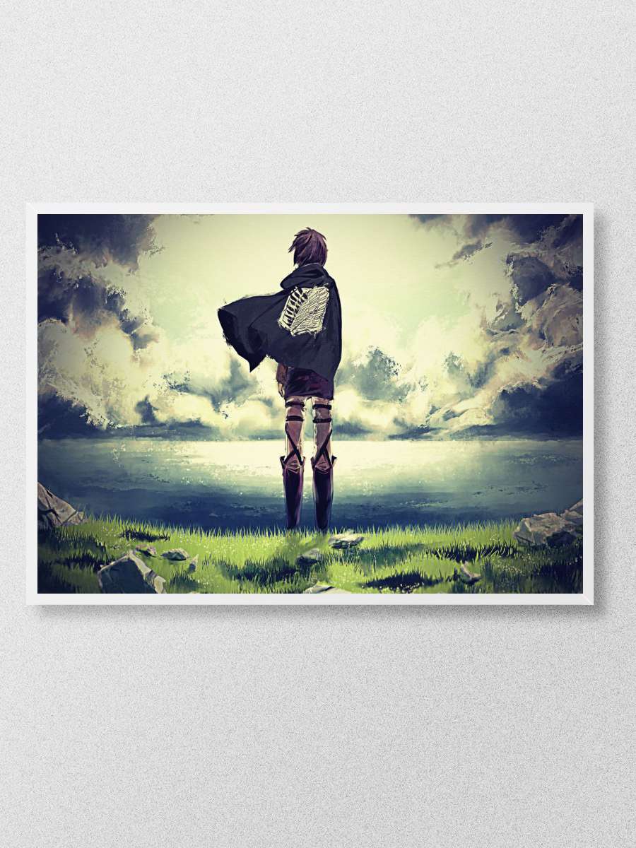 Mikasa Attack On Titan Anime Poster Çerçevesiz Yüksek Kalite Anime Duvar Poster