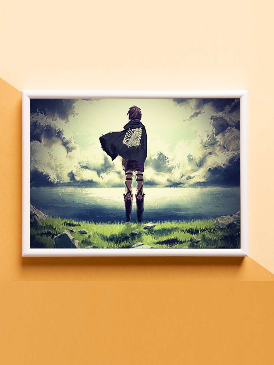 Mikasa Attack On Titan Anime Poster Çerçevesiz Yüksek Kalite Anime Duvar Poster