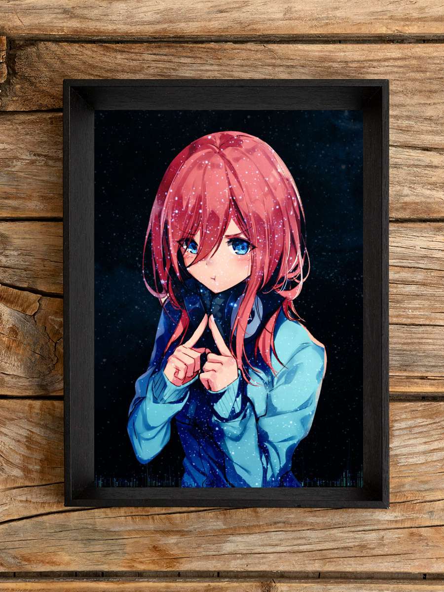 Miku Nakano Anime Poster Çerçevesiz Yüksek Kalite Anime Duvar Poster