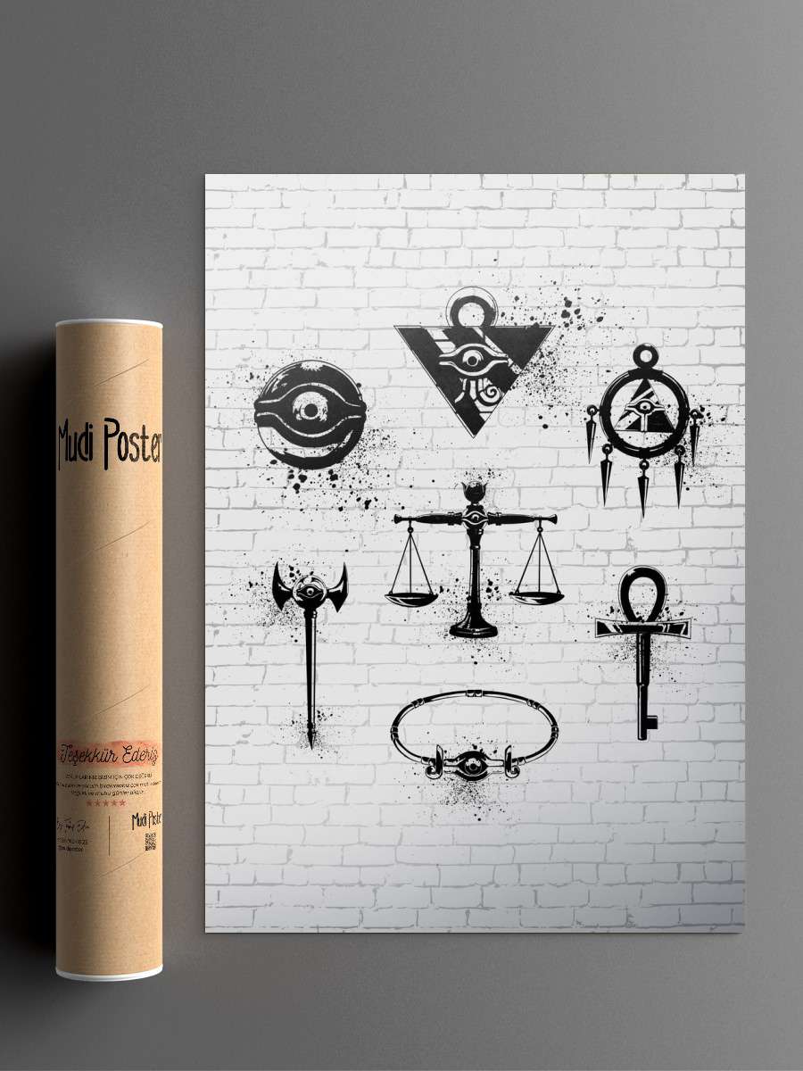 Millennium Items Anime Poster Çerçevesiz Yüksek Kalite Anime Duvar Poster