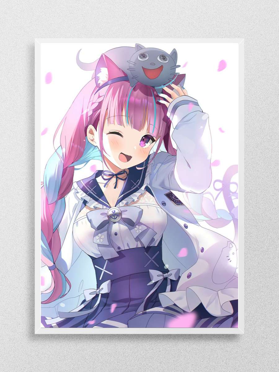 Minato Aqua Anime Poster Çerçevesiz Yüksek Kalite Anime Duvar Poster