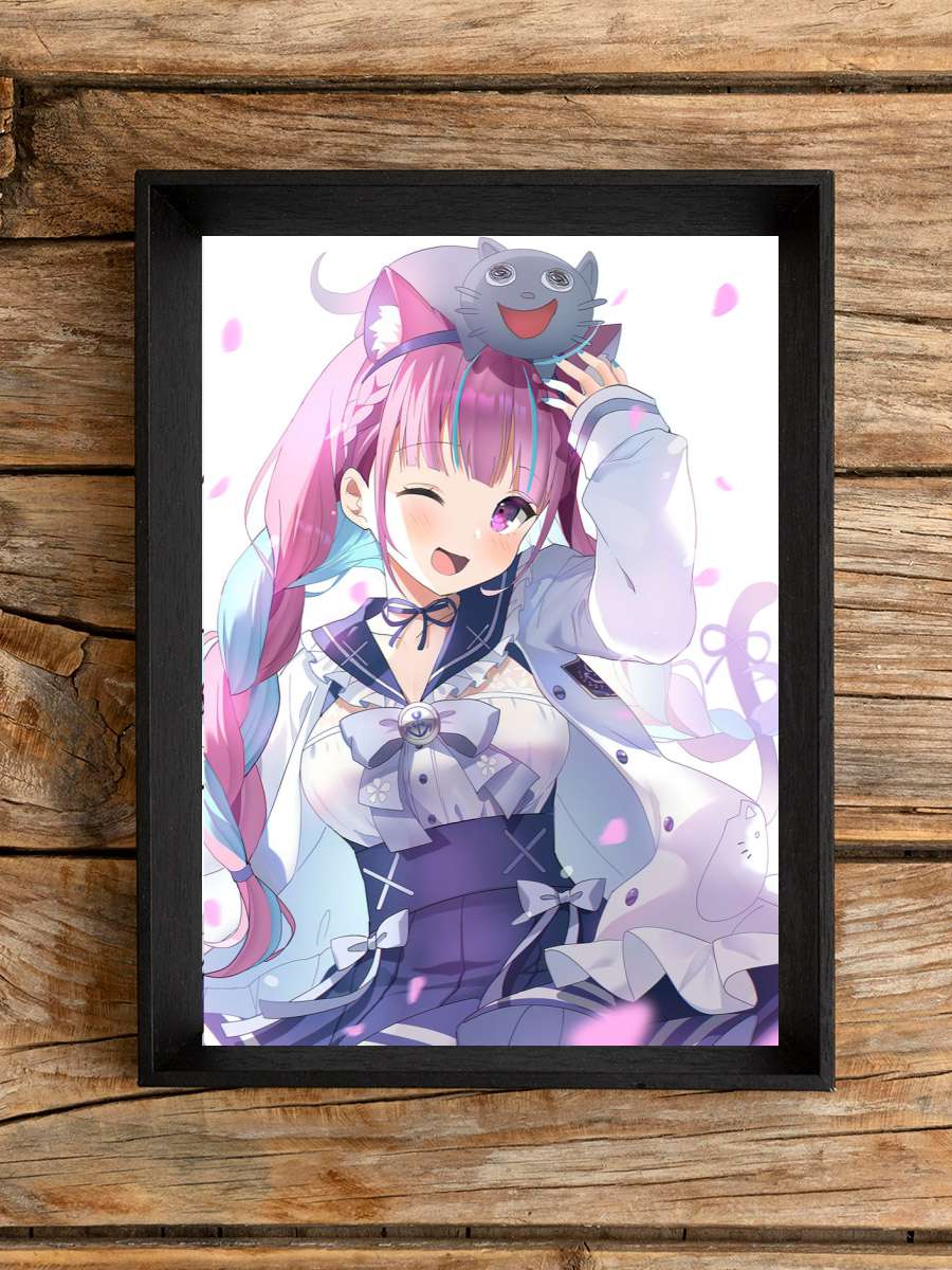 Minato Aqua Anime Poster Çerçevesiz Yüksek Kalite Anime Duvar Poster