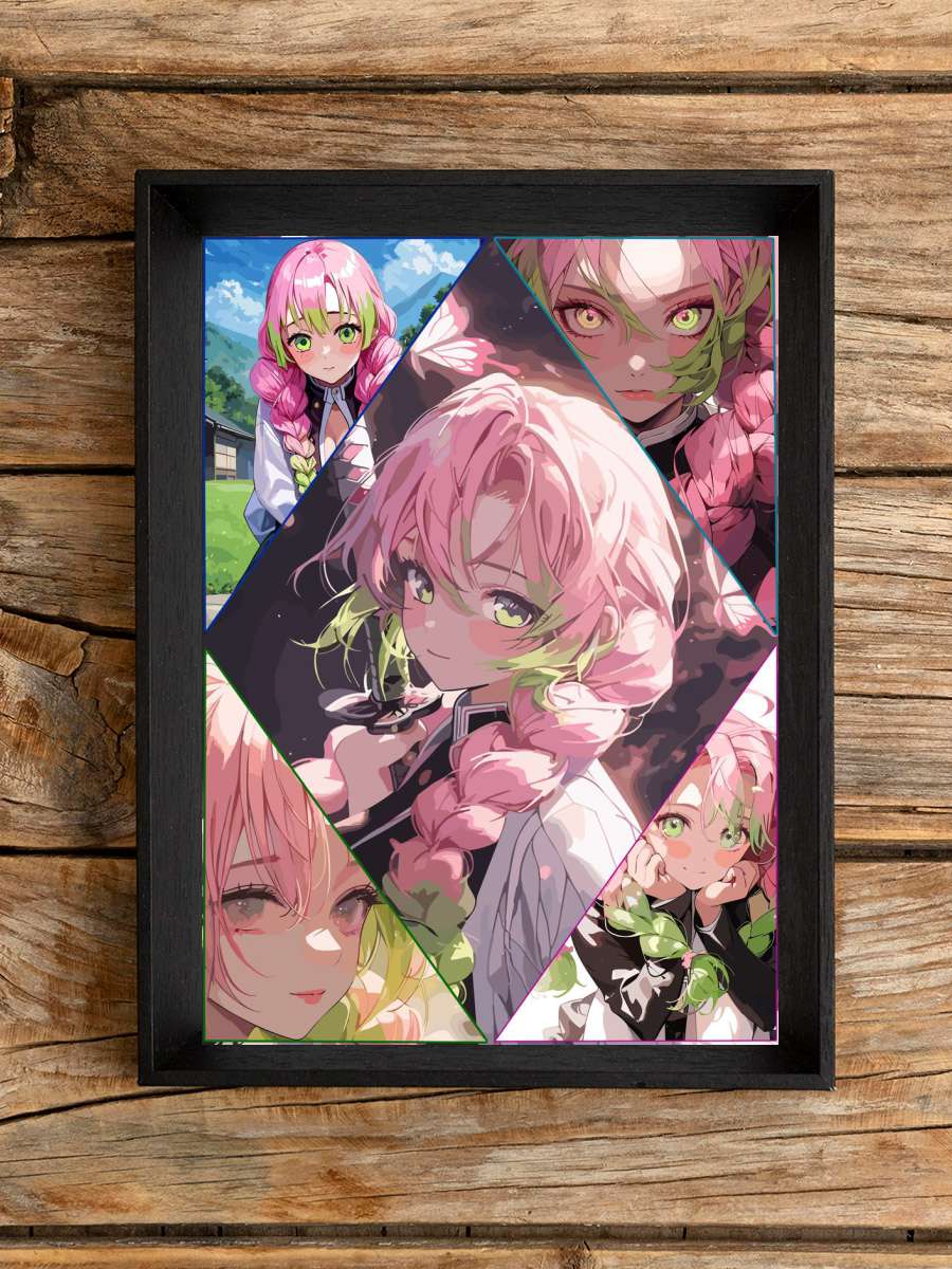 Mitsuri Kanroji Anime Poster Çerçevesiz Yüksek Kalite Anime Duvar Poster