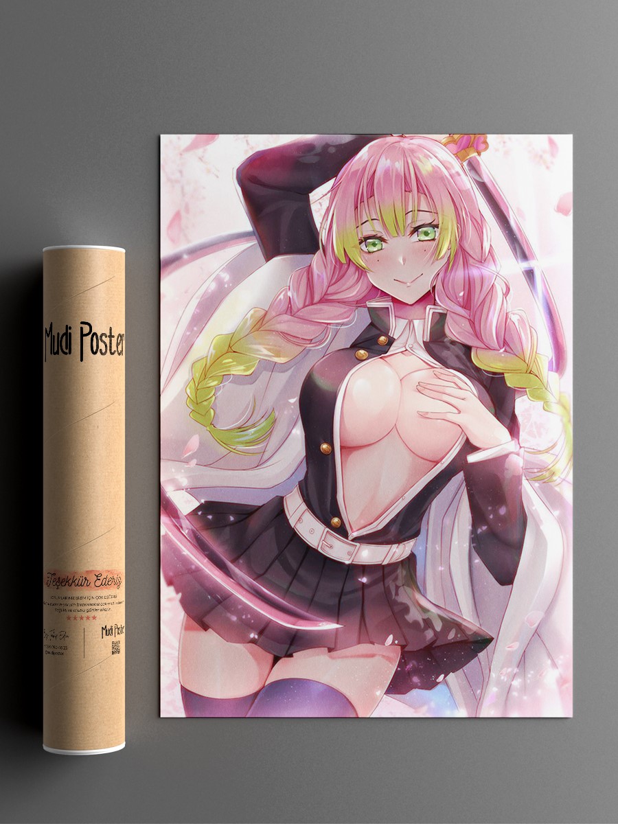 Mitsuri Anime Poster Çerçevesiz Yüksek Kalite Anime Duvar Poster