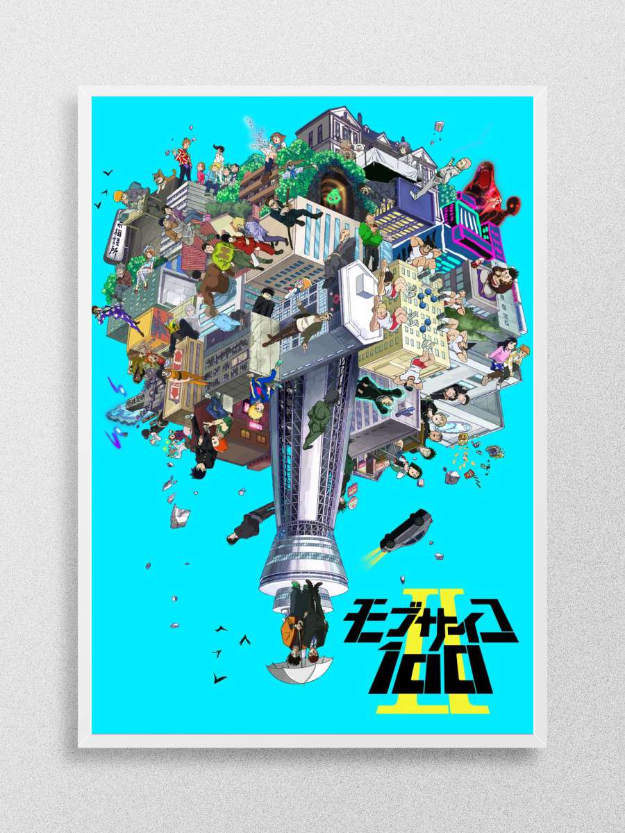 Mob Psycho 100 Anime Poster Çerçevesiz Yüksek Kalite Anime Duvar Poster