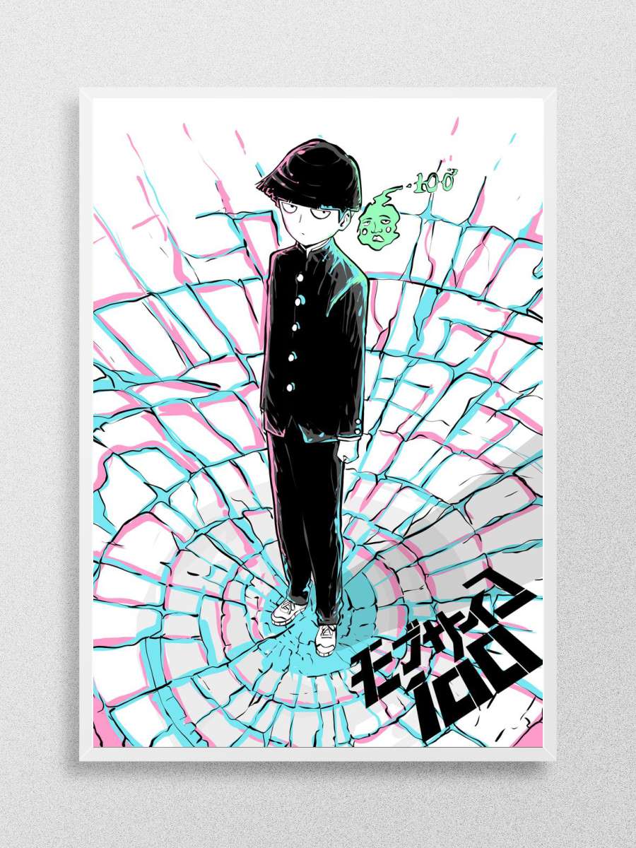 mob psycho 100 Anime Poster Çerçevesiz Yüksek Kalite Anime Duvar Poster