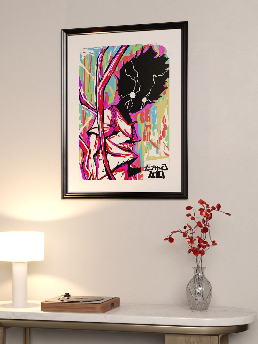 mob psycho 100 Anime Poster Çerçevesiz Yüksek Kalite Anime Duvar Poster