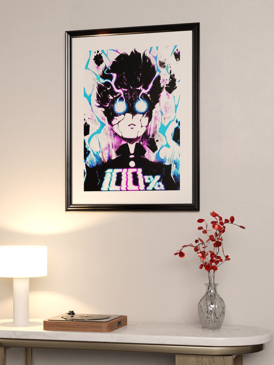 Mob Psycho 100 Anime Poster Çerçevesiz Yüksek Kalite Anime Duvar Poster