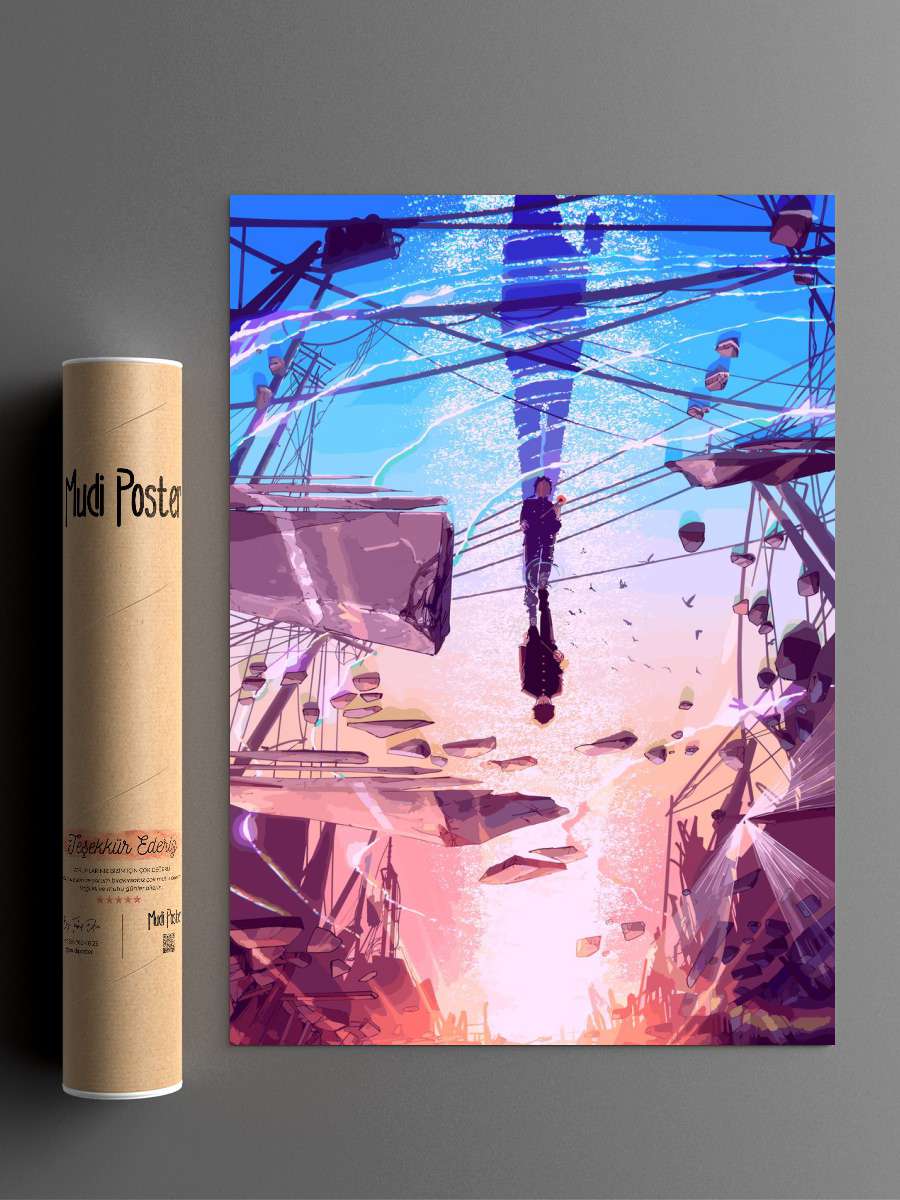 mob psycho Anime Poster Çerçevesiz Yüksek Kalite Anime Duvar Poster