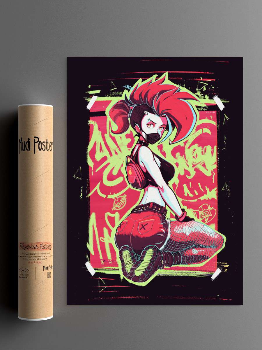 Moika Punk Anime Poster Çerçevesiz Yüksek Kalite Anime Duvar Poster