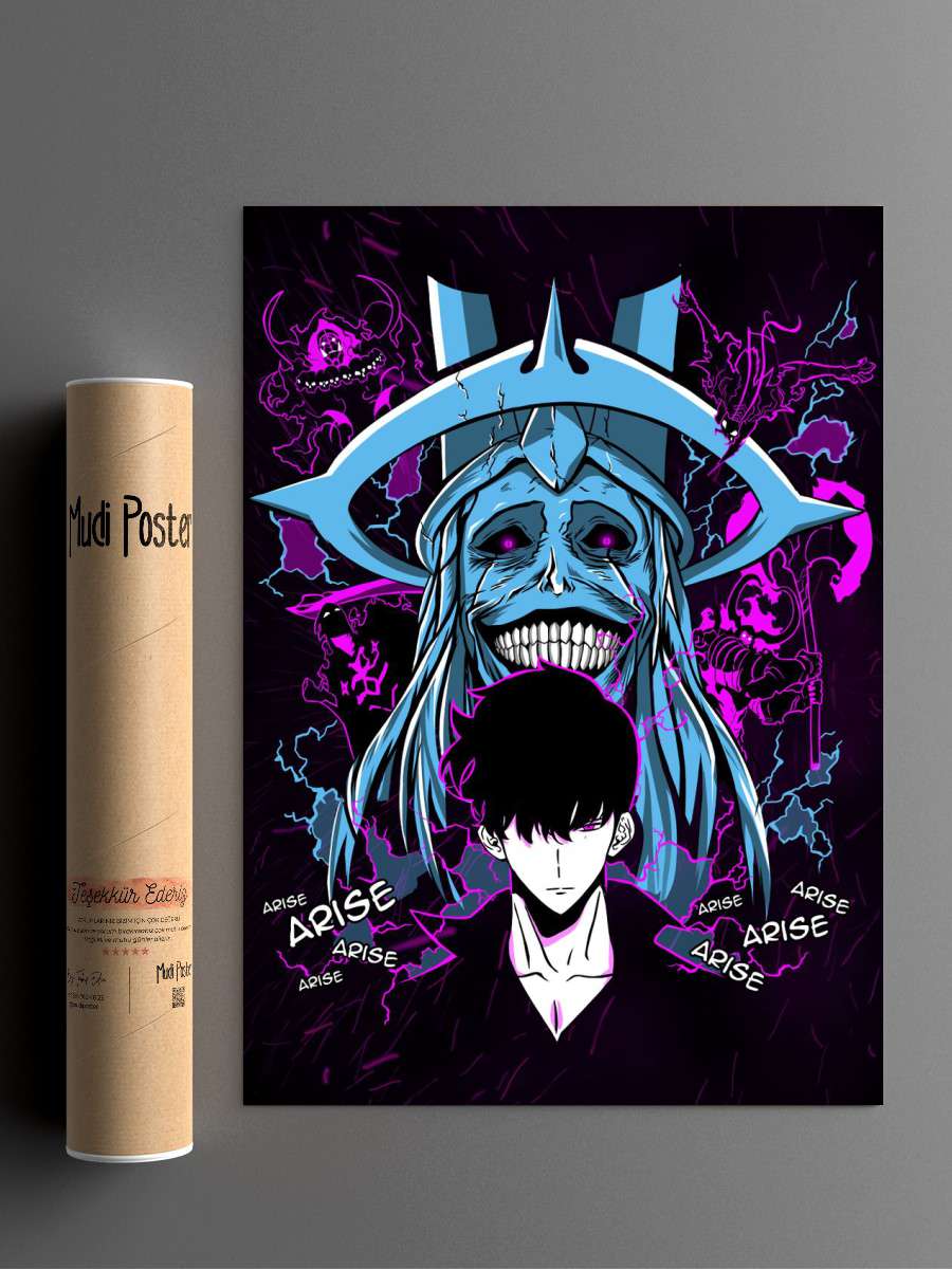 Monarch Of Shadows Anime Poster Çerçevesiz Yüksek Kalite Anime Duvar Poster