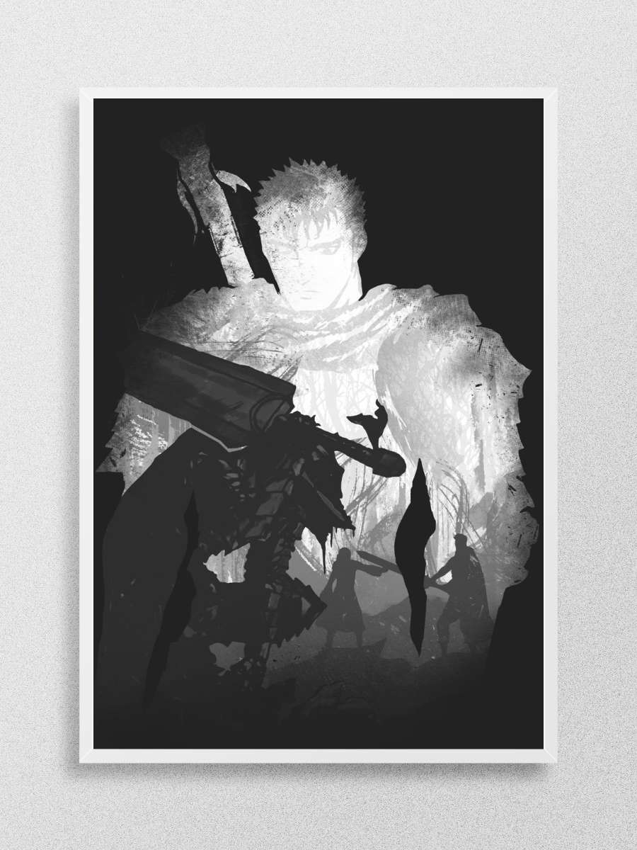 Monochrome Guts Anime Poster Çerçevesiz Yüksek Kalite Anime Duvar Poster