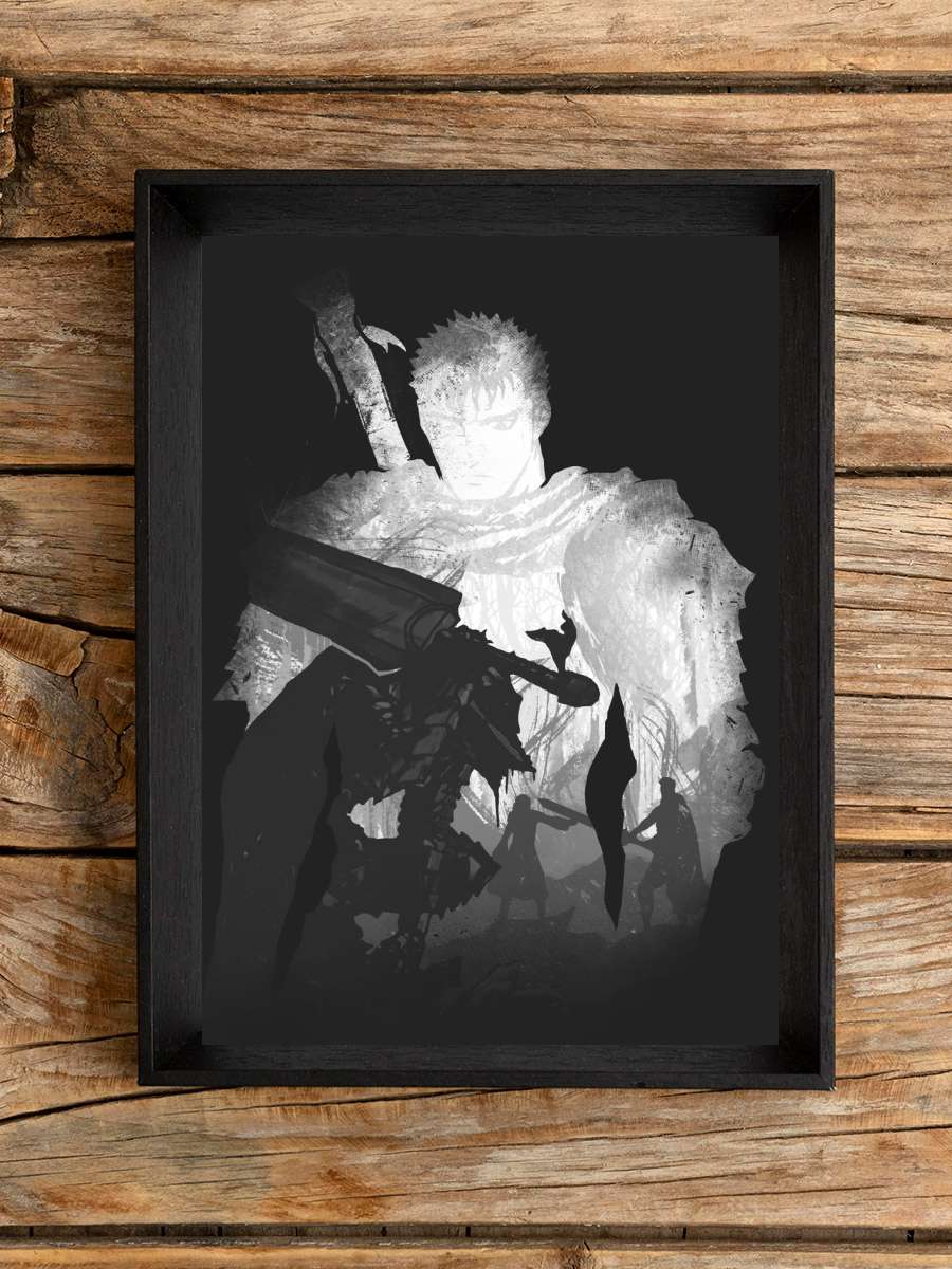 Monochrome Guts Anime Poster Çerçevesiz Yüksek Kalite Anime Duvar Poster