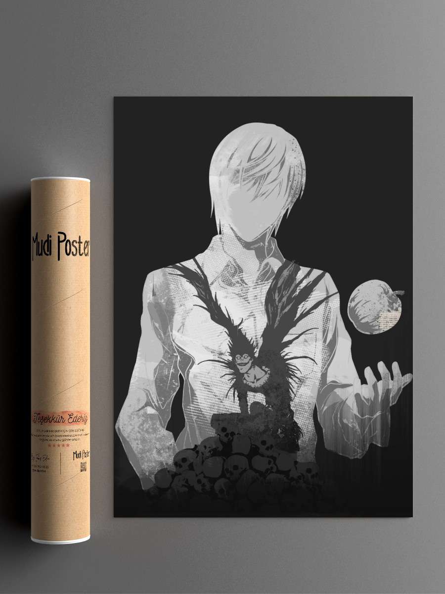 Monochrome Kira Anime Poster Çerçevesiz Yüksek Kalite Anime Duvar Poster