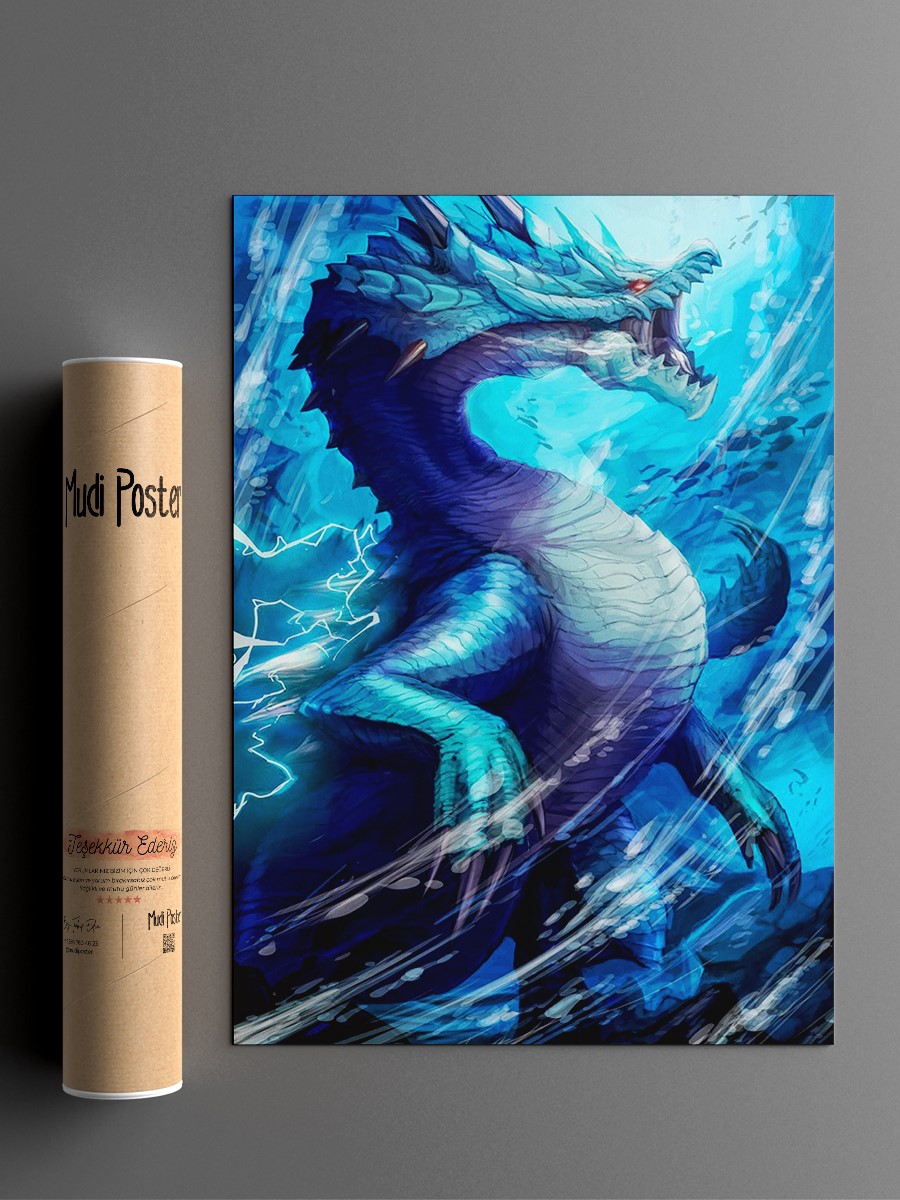 Monster Hunter World Anime Poster Çerçevesiz Yüksek Kalite Anime Duvar Poster