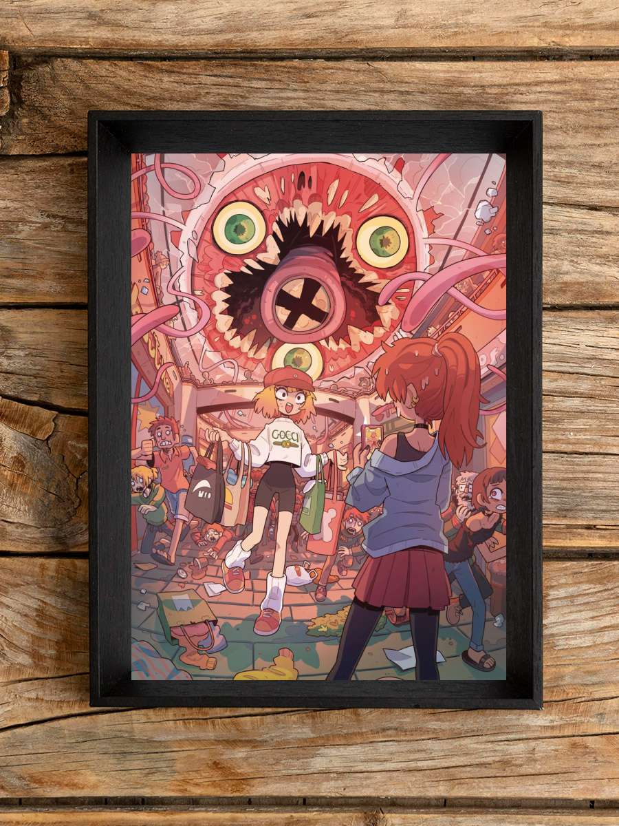 Monster in a mall Anime Poster Çerçevesiz Yüksek Kalite Anime Duvar Poster