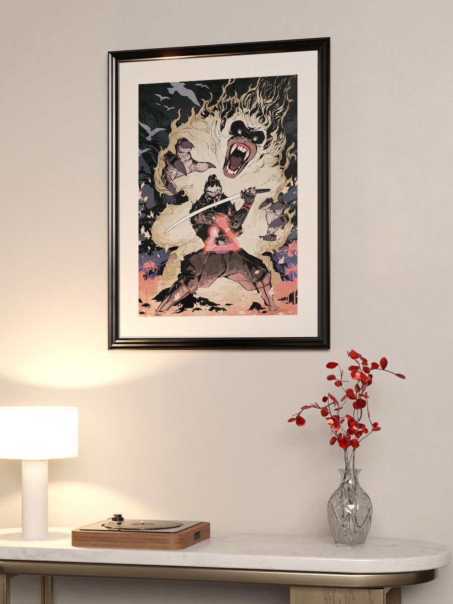 Monster Slayer Anime Poster Çerçevesiz Yüksek Kalite Anime Duvar Poster