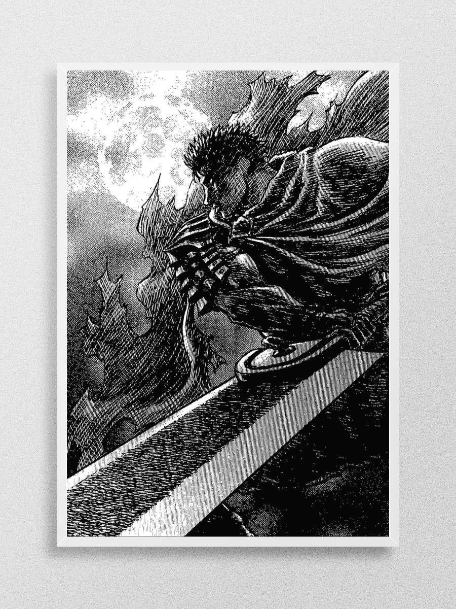 Moon Knight Anime Poster Çerçevesiz Yüksek Kalite Anime Duvar Poster