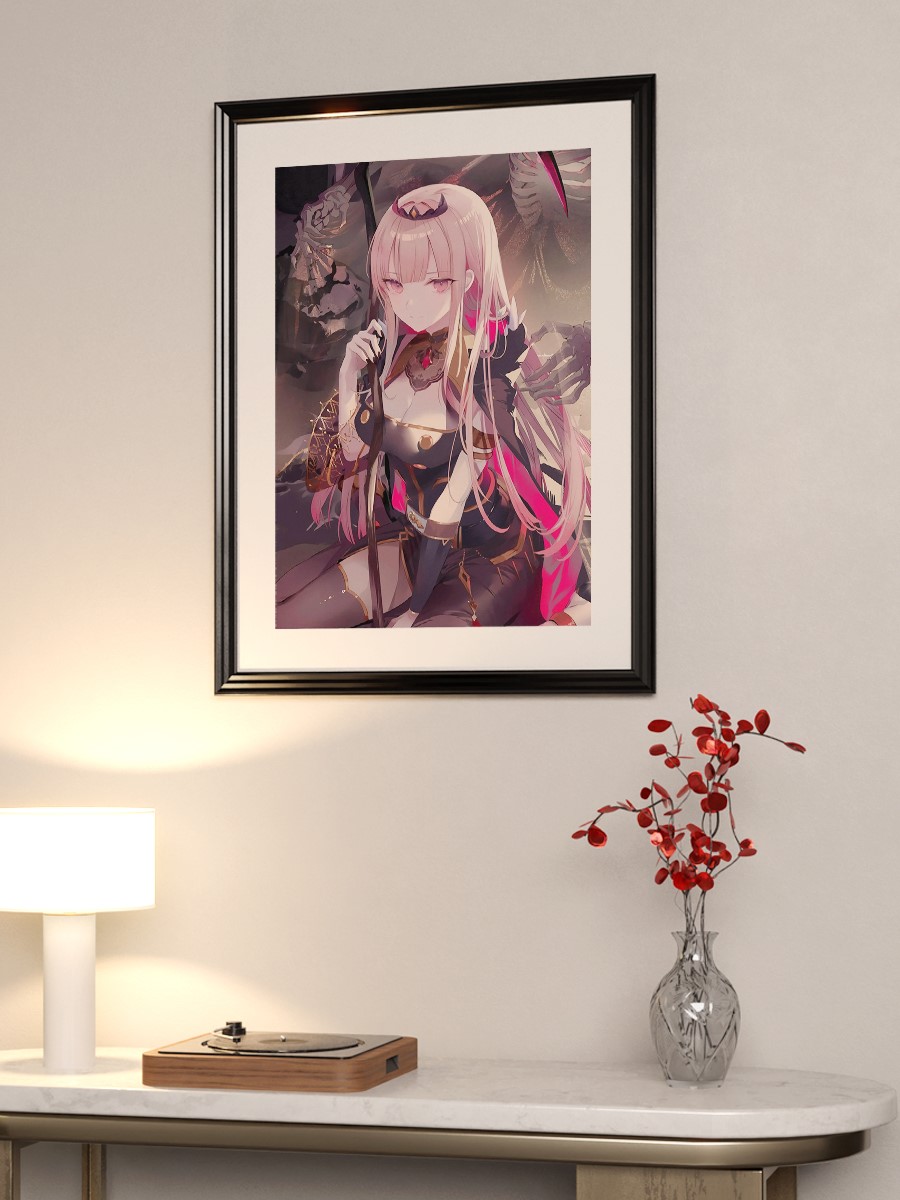 Mori Calliope Anime Poster Çerçevesiz Yüksek Kalite Anime Duvar Poster