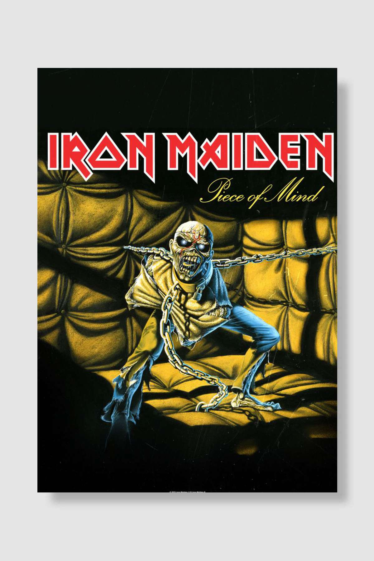 Piece of Mind Müzik Poster Çerçevesiz Yüksek Kalite Müzik Afiş Duvar Poster
