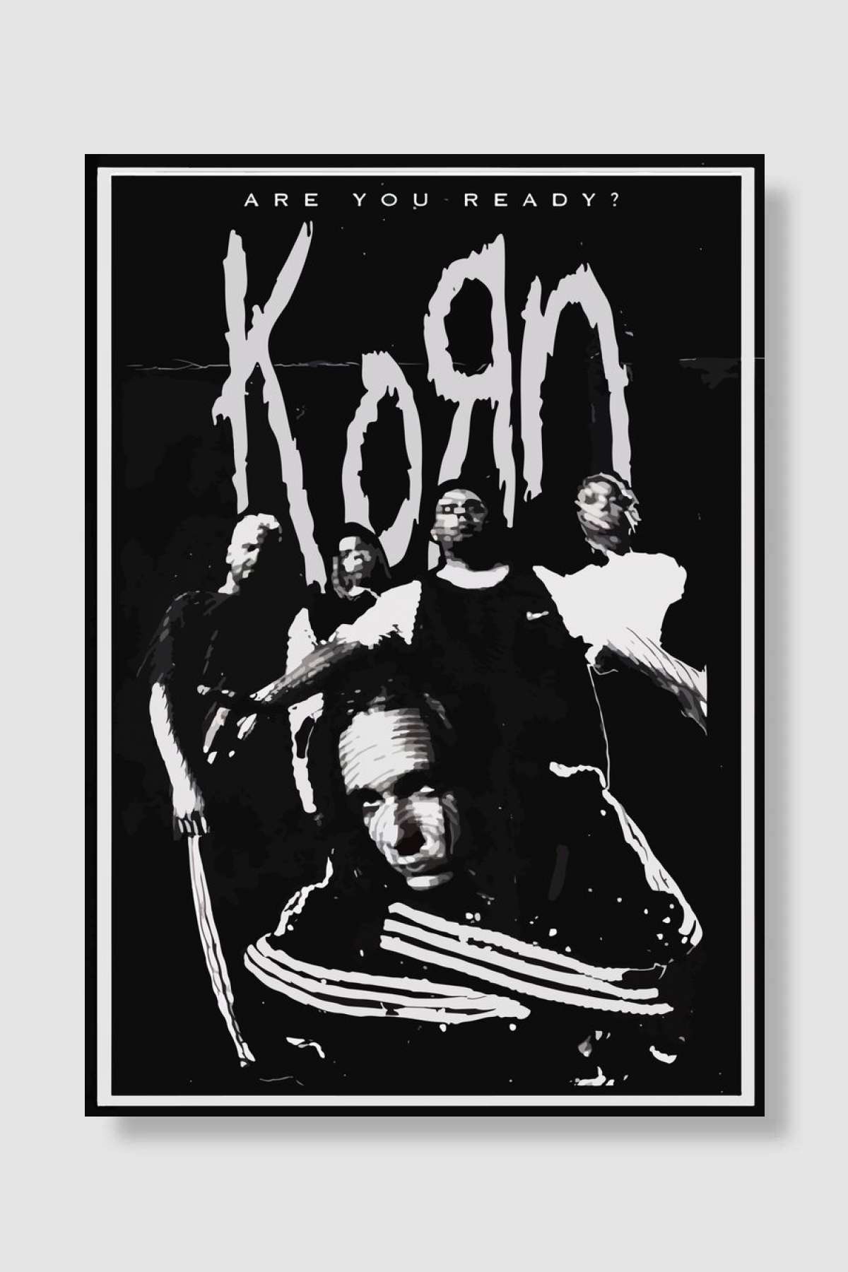 Korn heavy metal music Müzik Poster Çerçevesiz Yüksek Kalite Müzik Afiş Duvar Poster